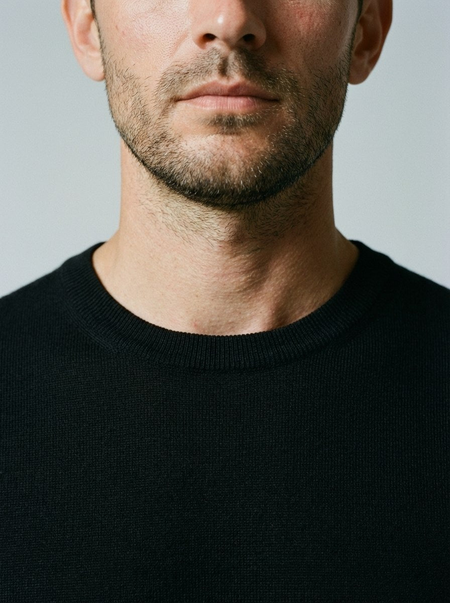 Cotton Knit Shirt Seam Clothing