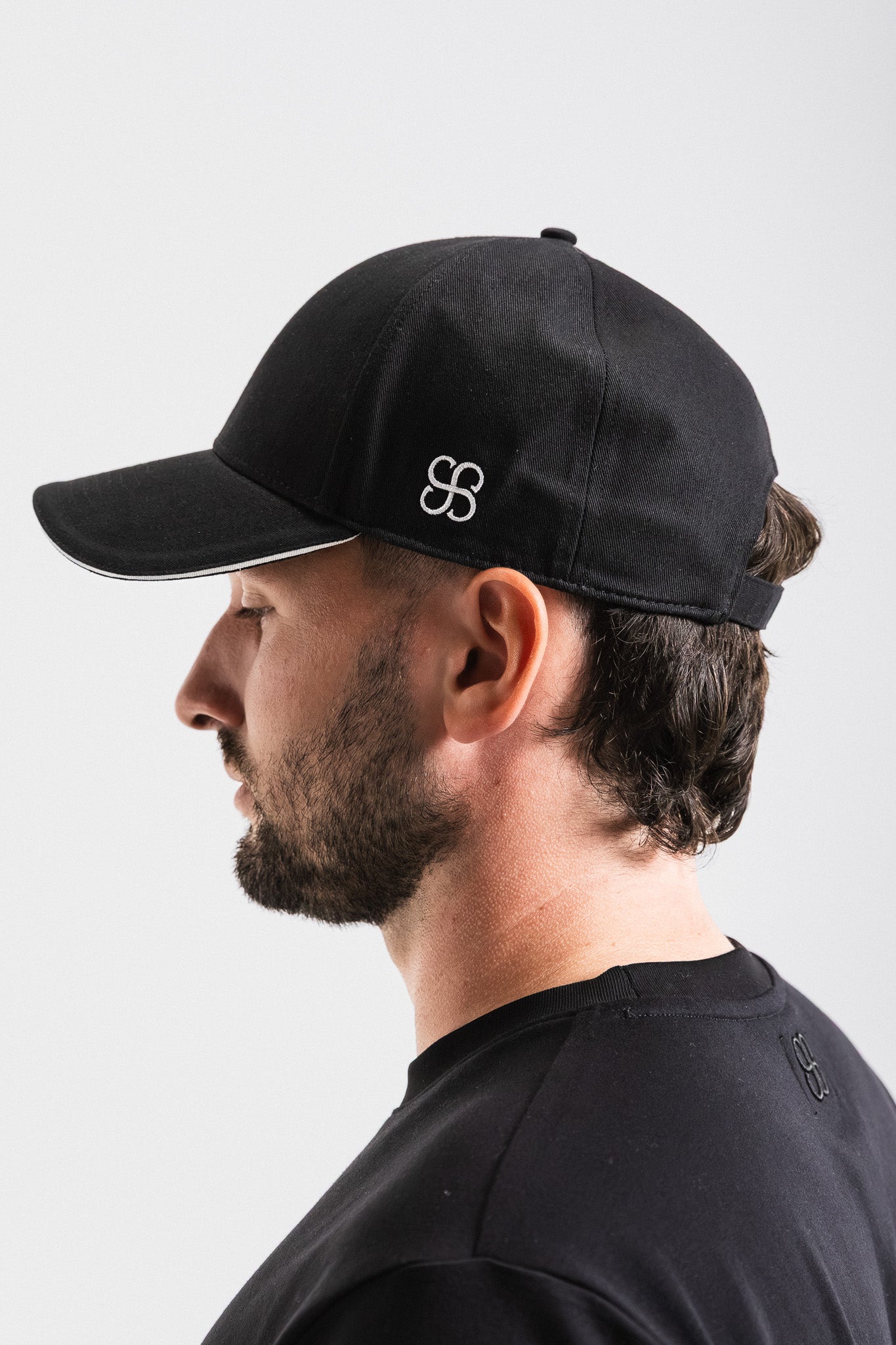 Seam Cotton Logo Cap Seam Clothing