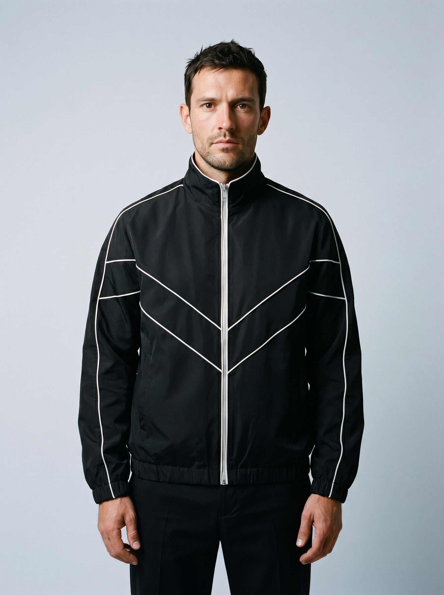 Piped Track Jacket