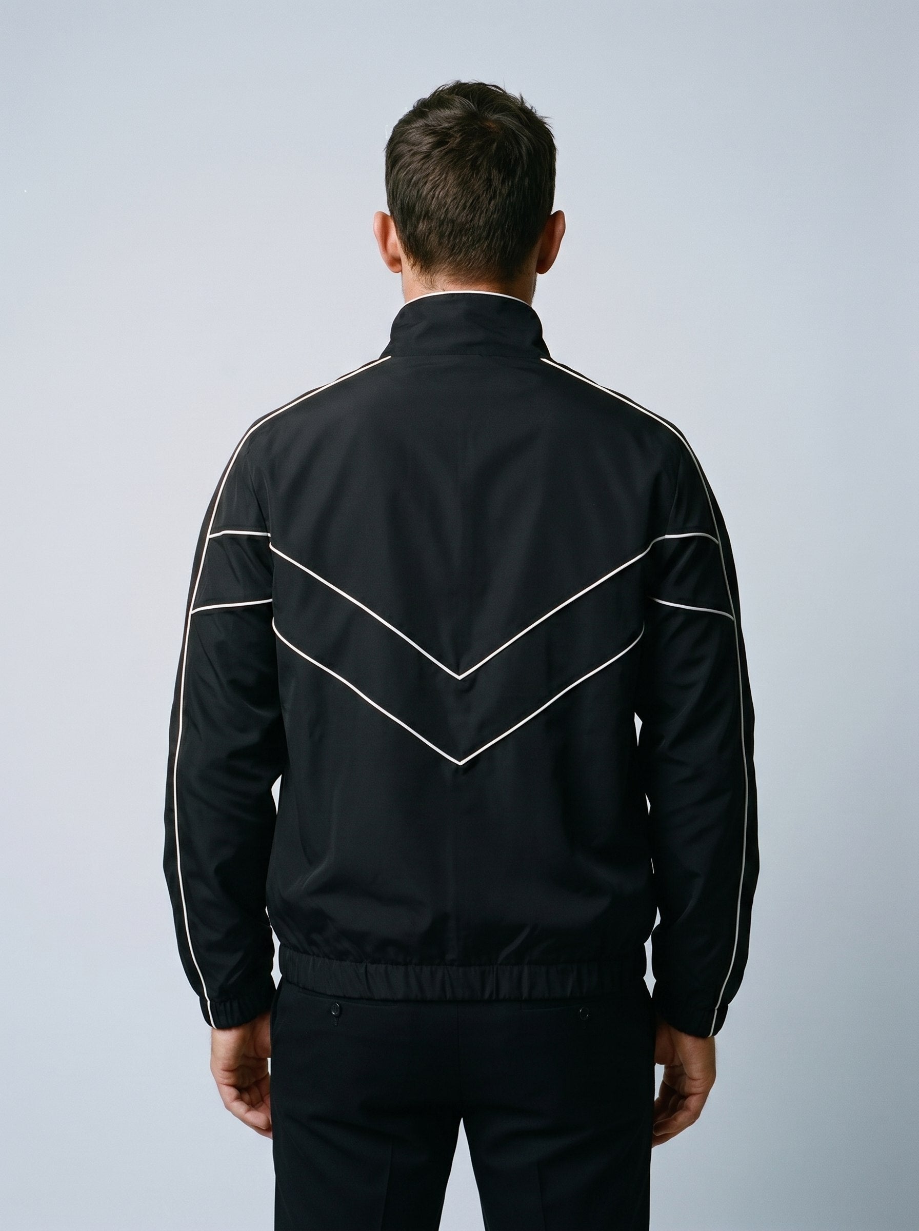 Piped Track Jacket Seam Clothing