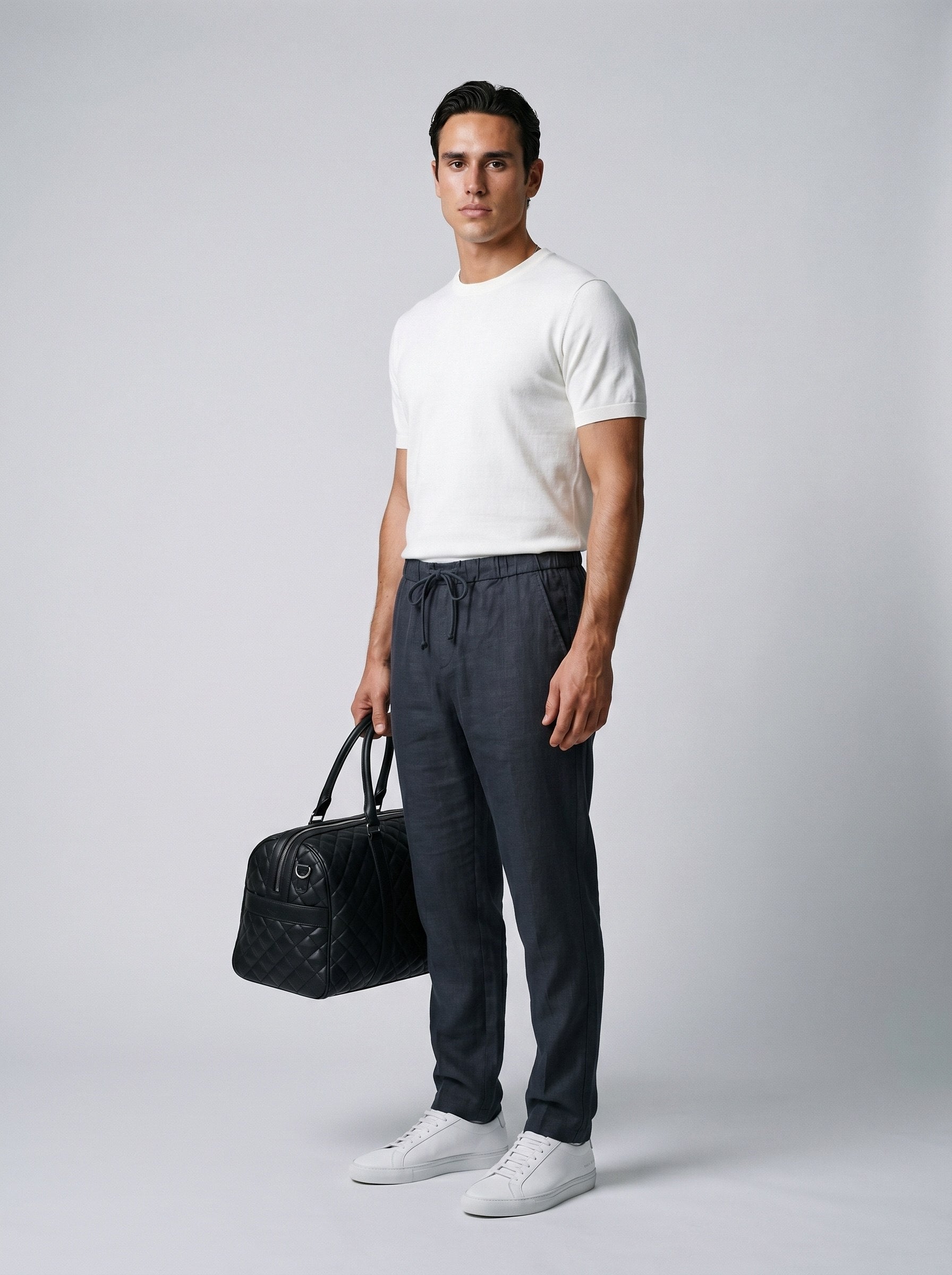 Tailored Lounge Linen Pant