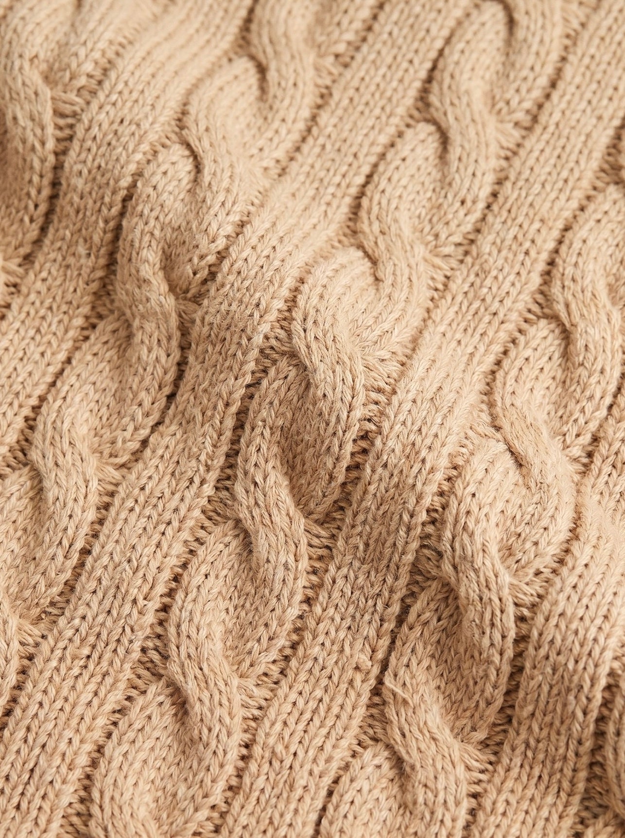 Cable Knit Quarter Zip SEAM
