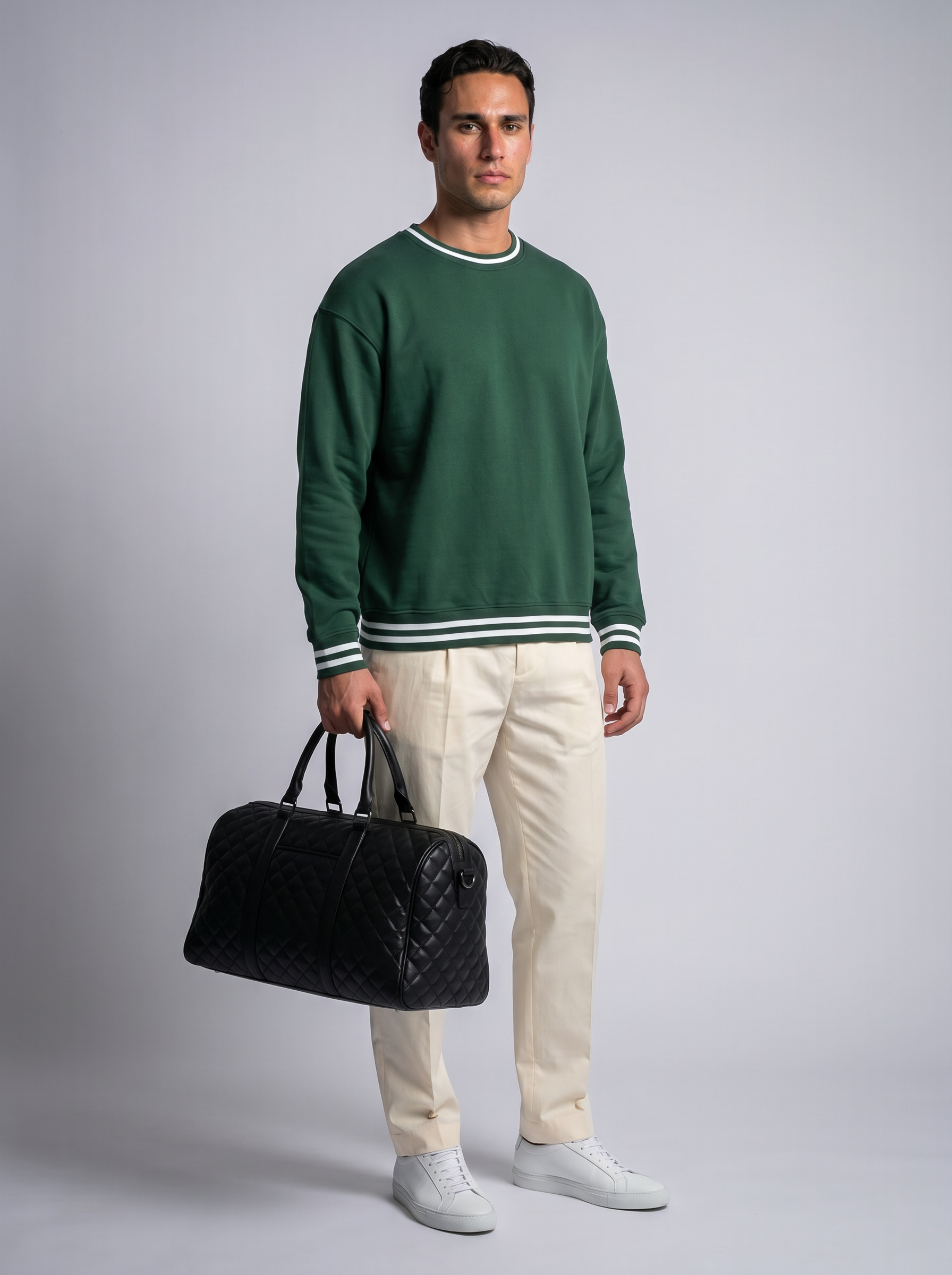 Contrast Trim Crew SEAM
