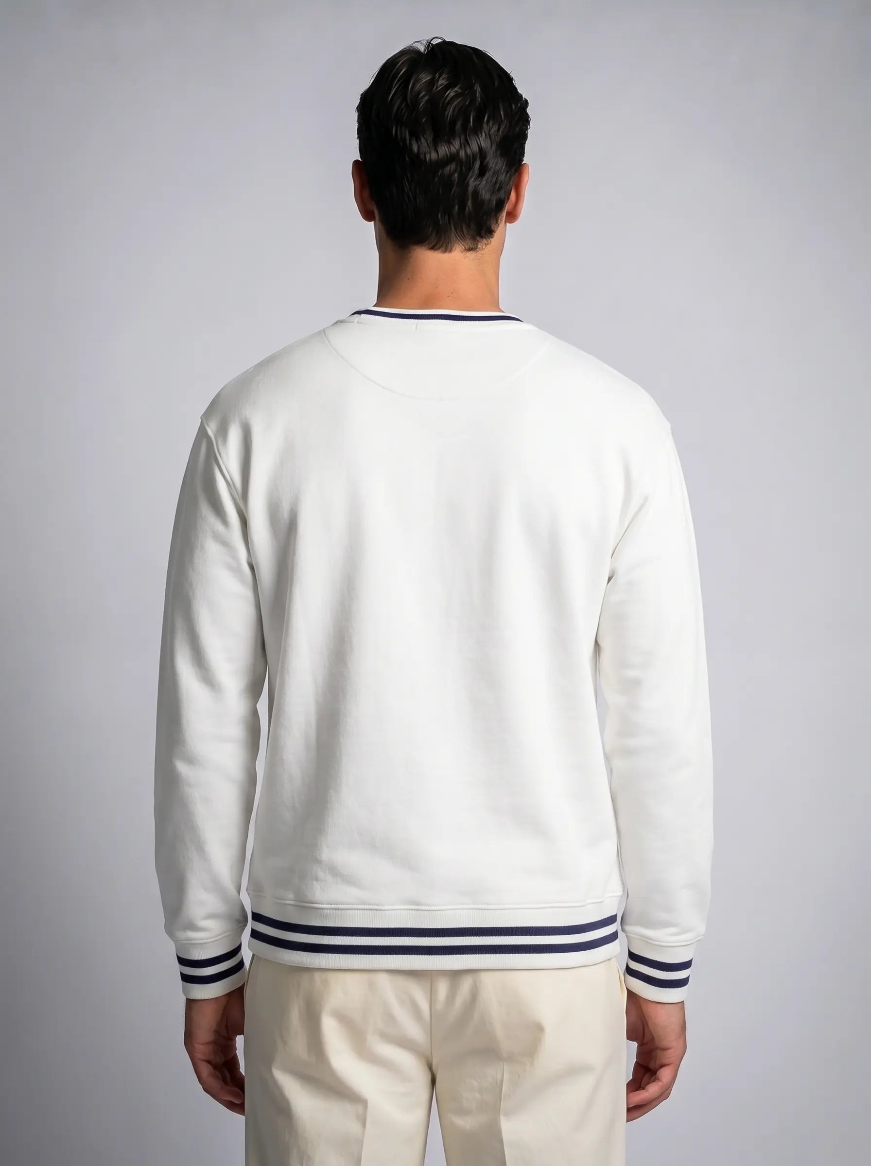 Contrast Trim Crew SEAM