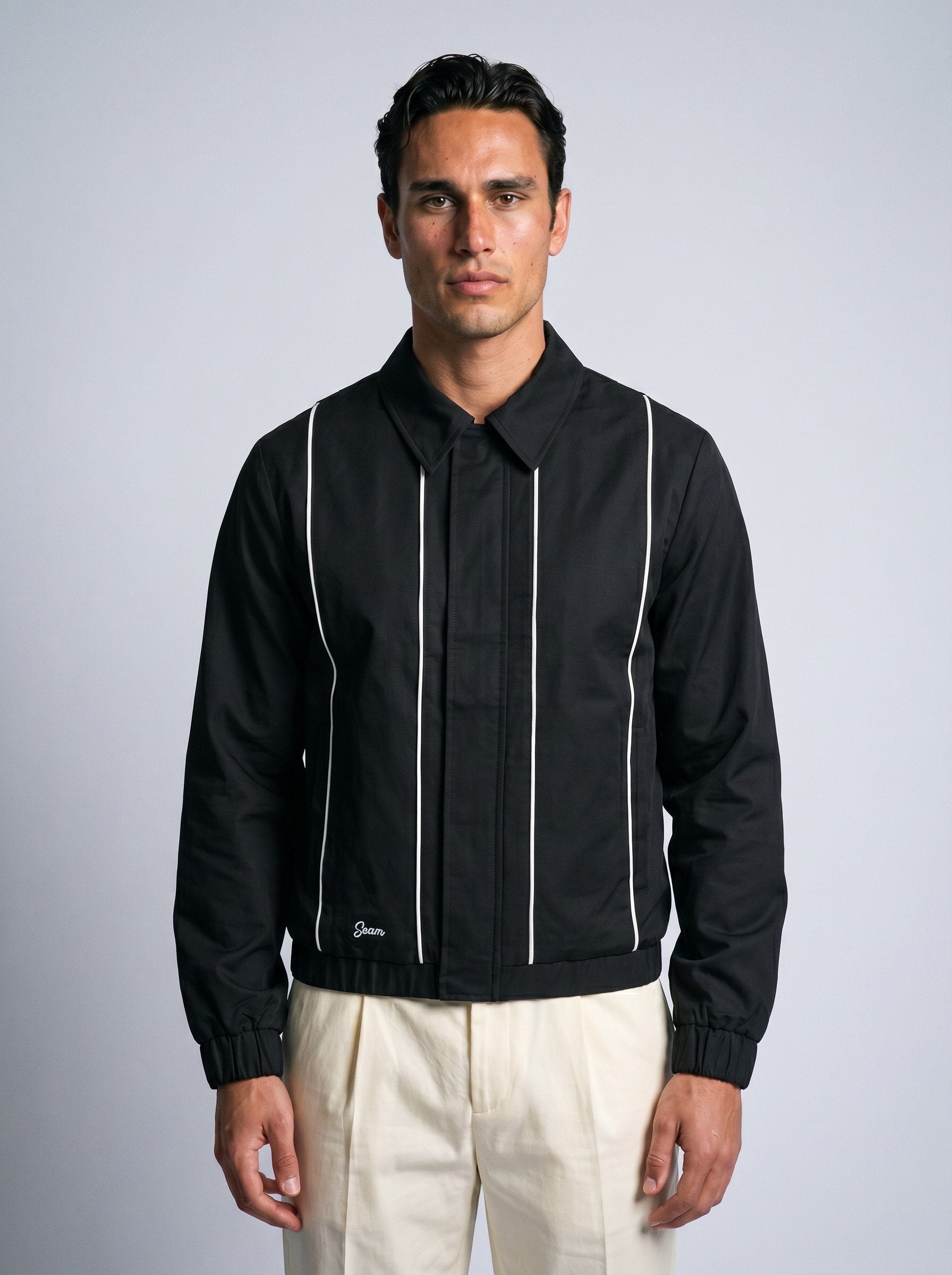 Cotton Contrast Jacket