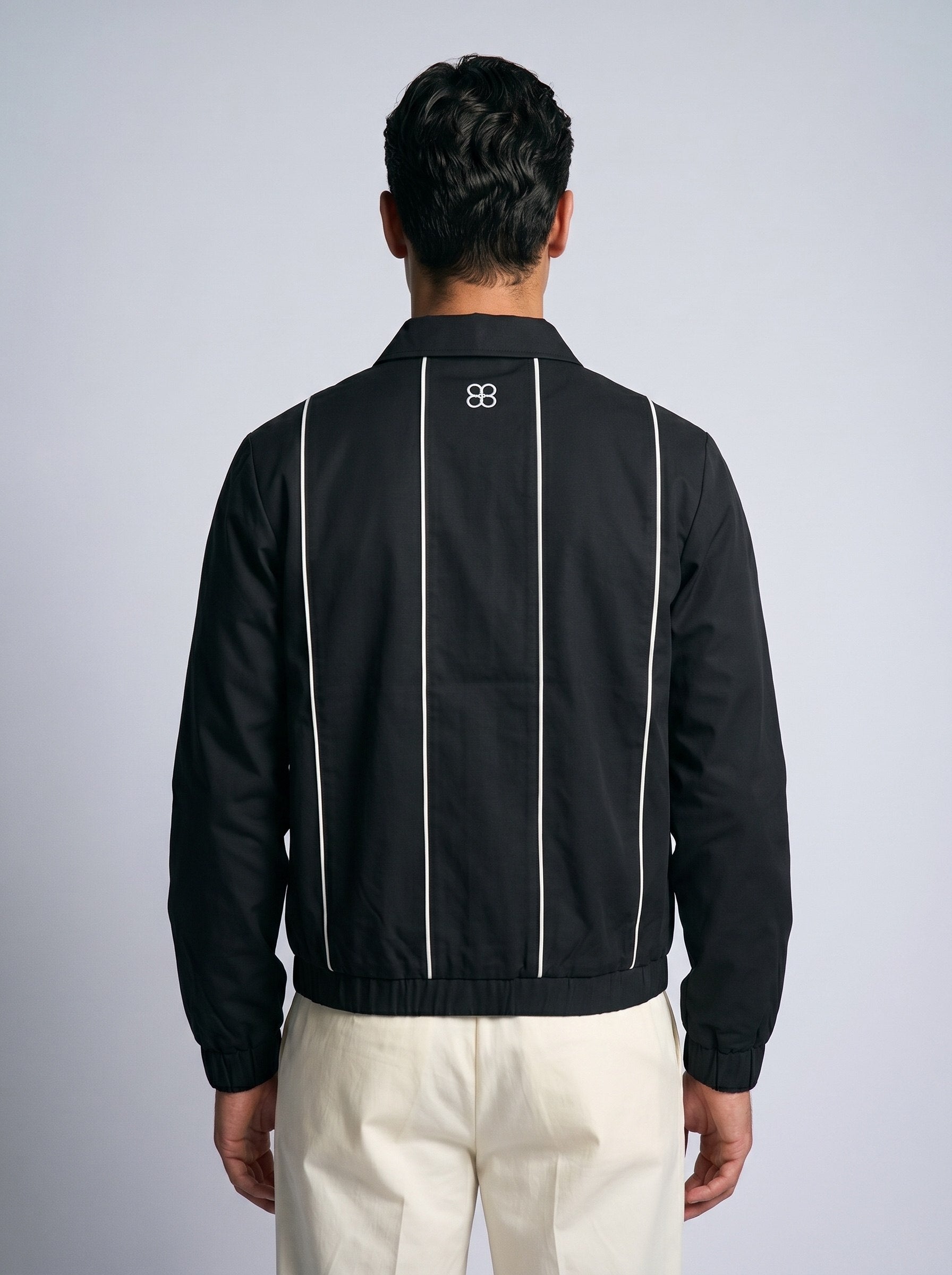 Cotton Contrast Jacket Seam Clothing