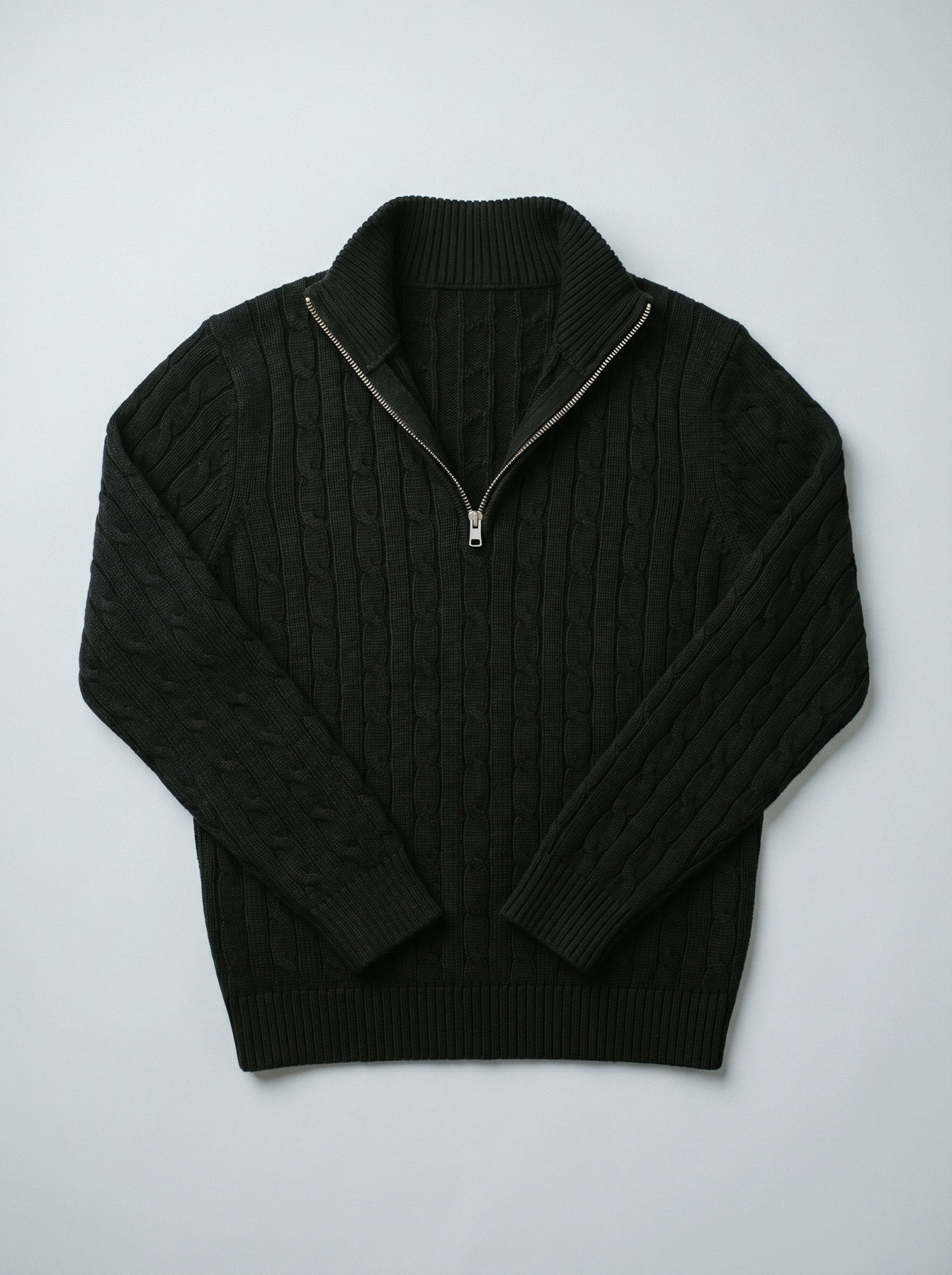Cable Knit Quarter Zip SEAM