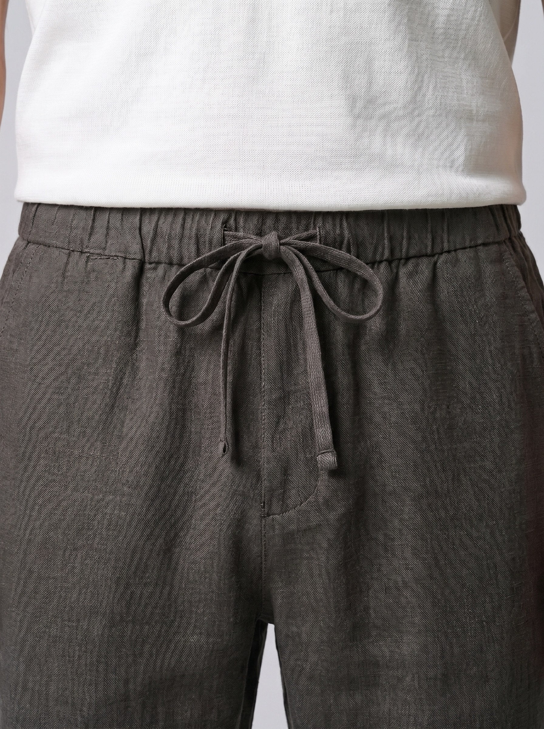 Tailored Lounge Linen Pant Seam Clothing
