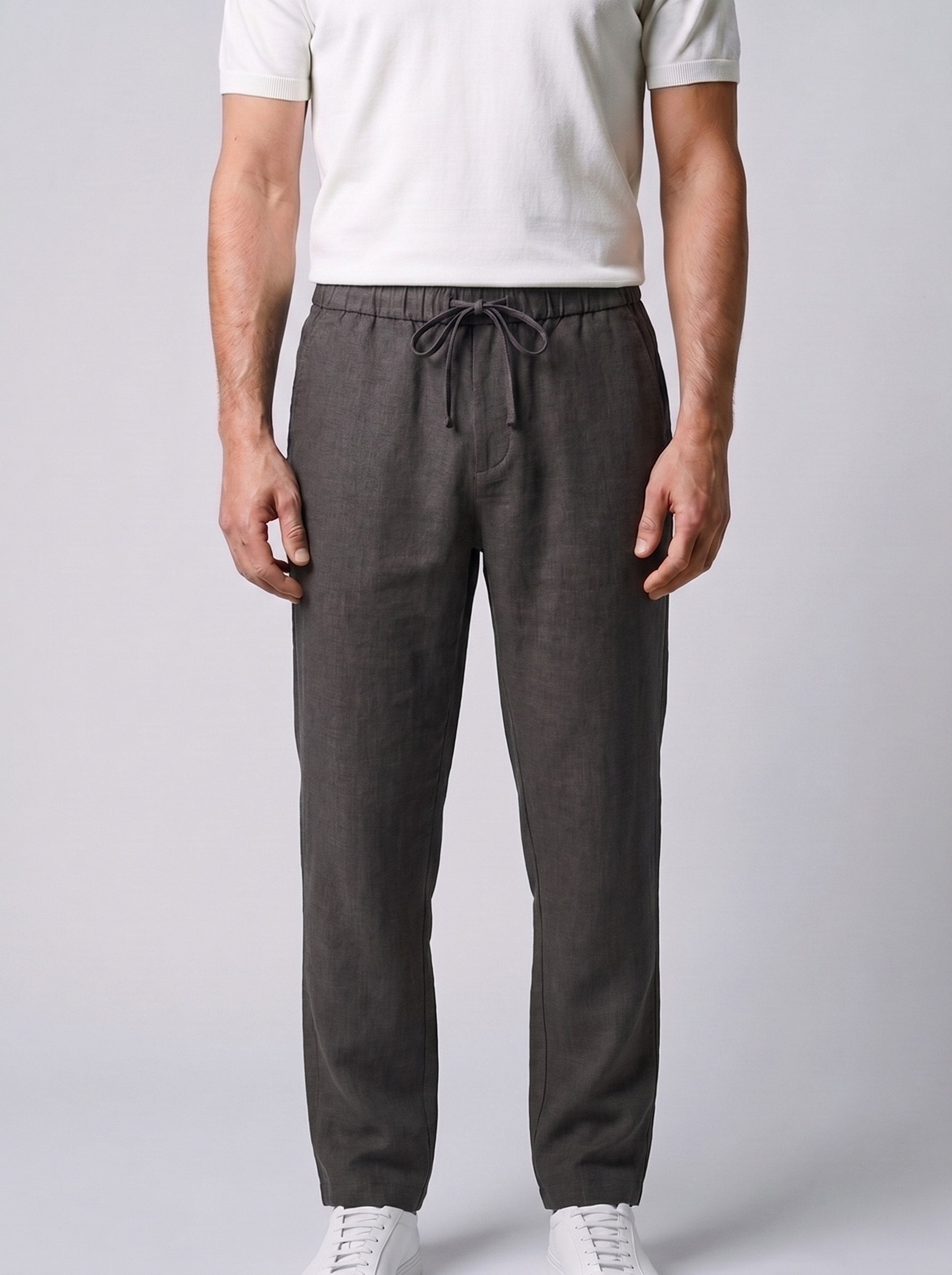 Tailored Lounge Linen Pant