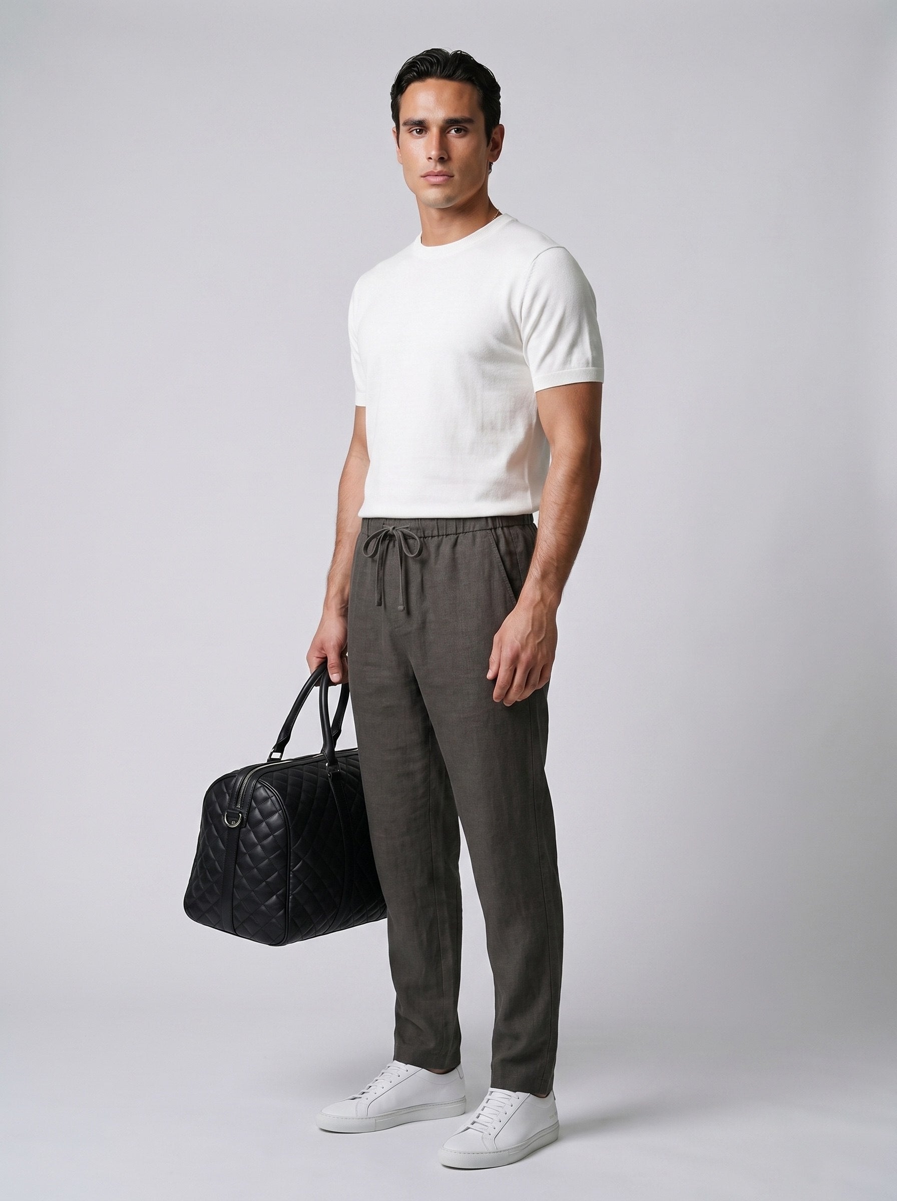 Tailored Lounge Linen Pant