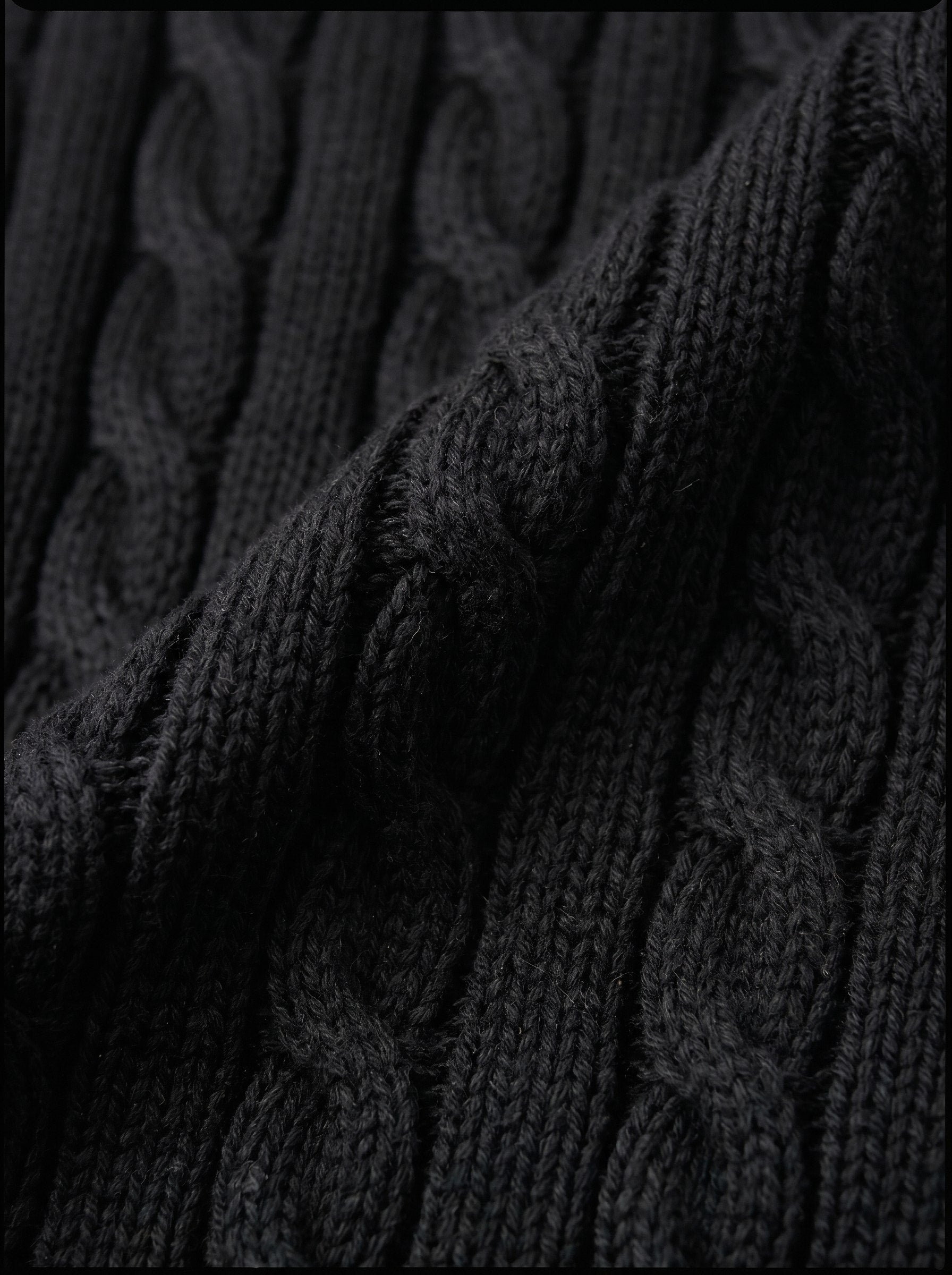 Cable Knit Quarter Zip SEAM