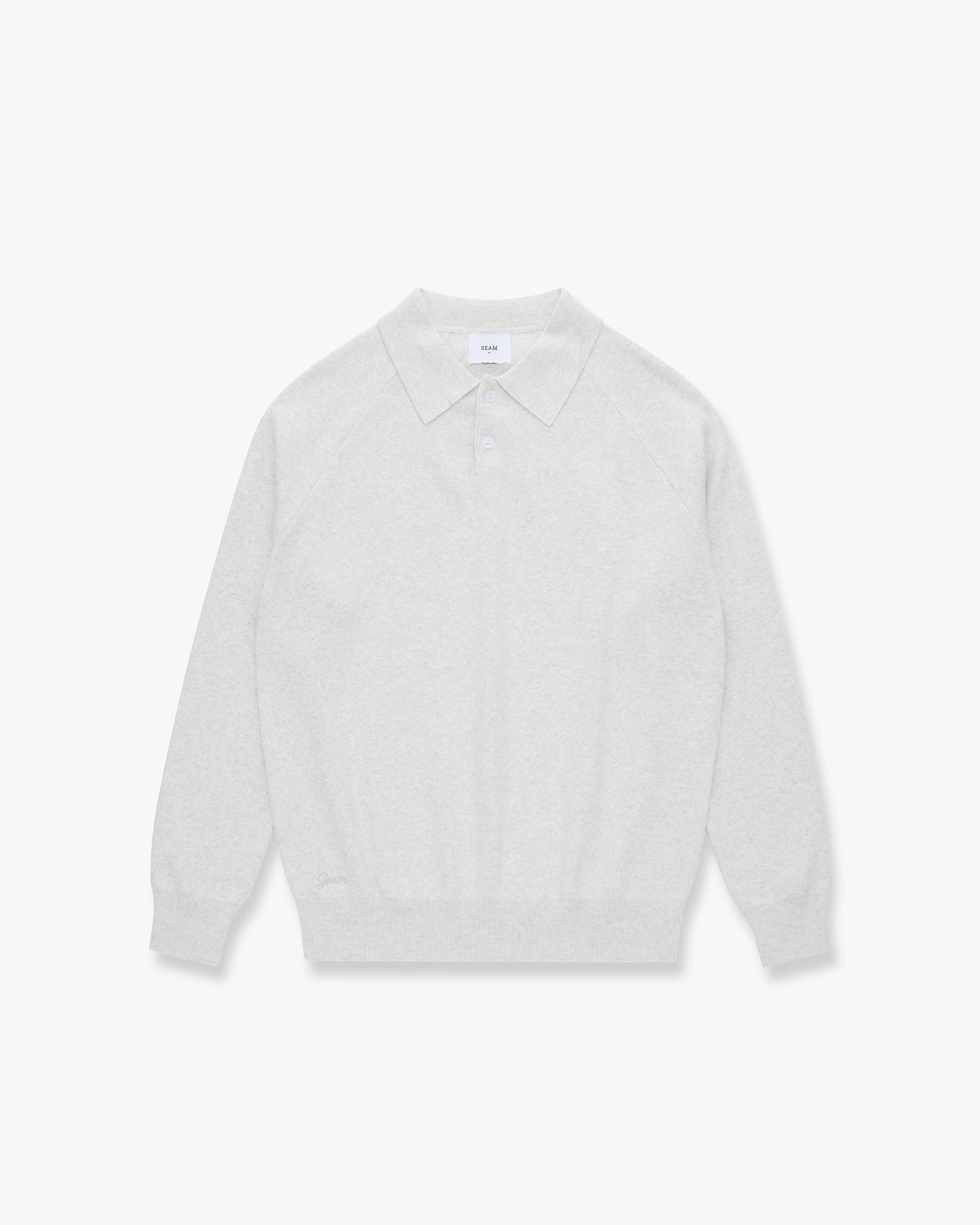 Cashmere Cotton Knit Polo