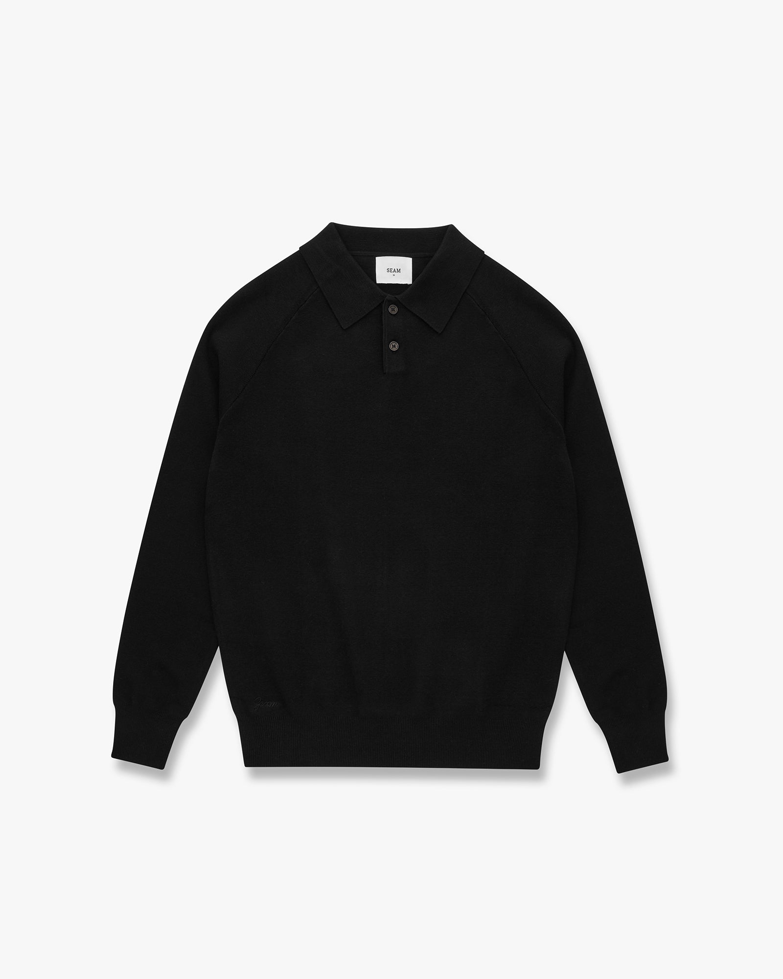 Cashmere Cotton Knit Polo