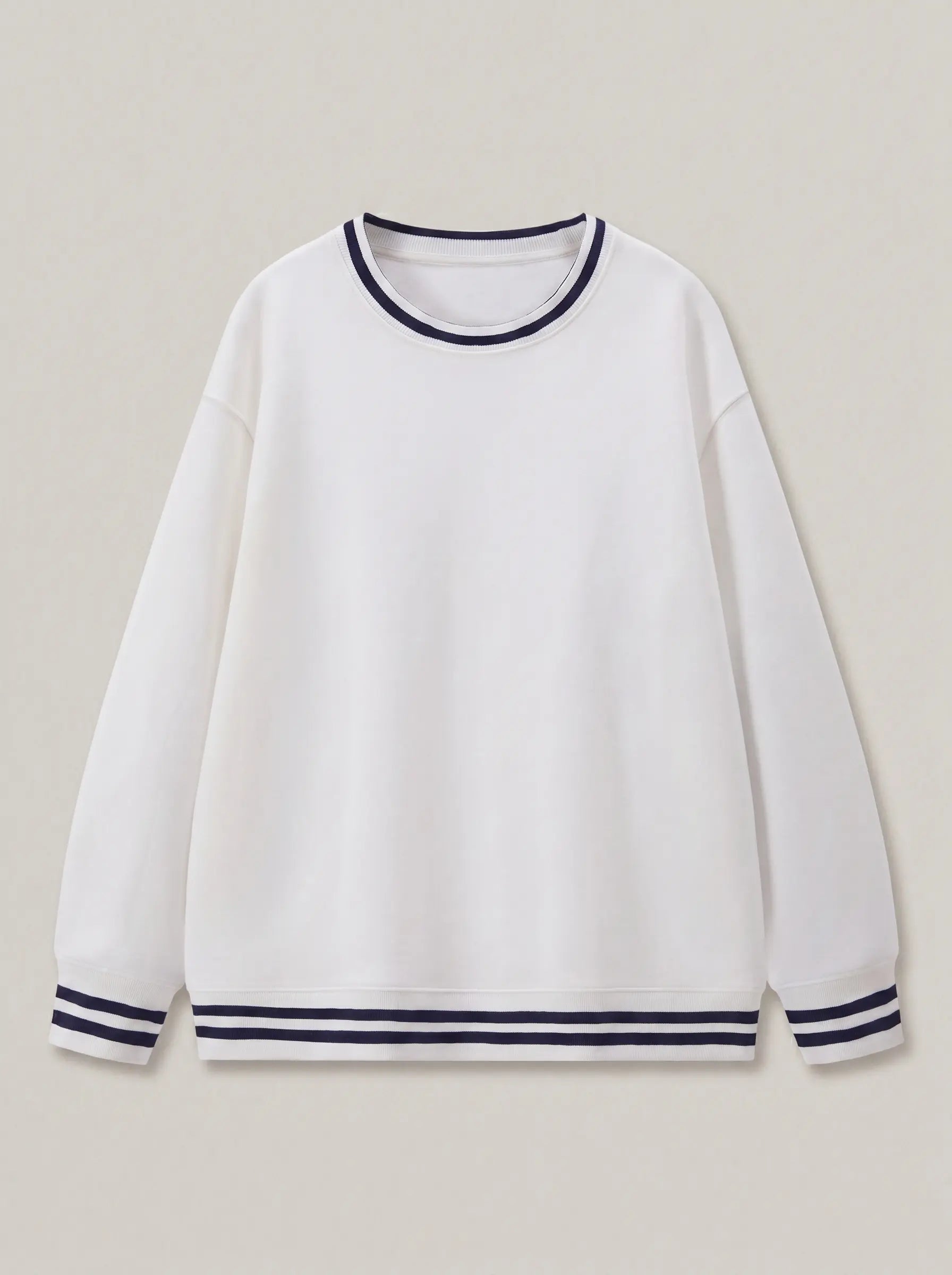 Contrast Trim Crew SEAM